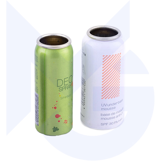 Refillable Seamless Aluminum Aerosol Can Personalized Printing