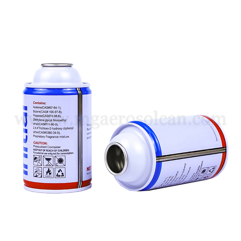 aerosol tin can for air freshener