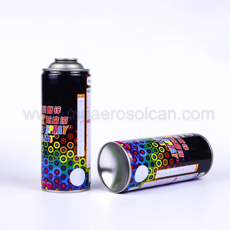 spray paint refill aerosol tin can