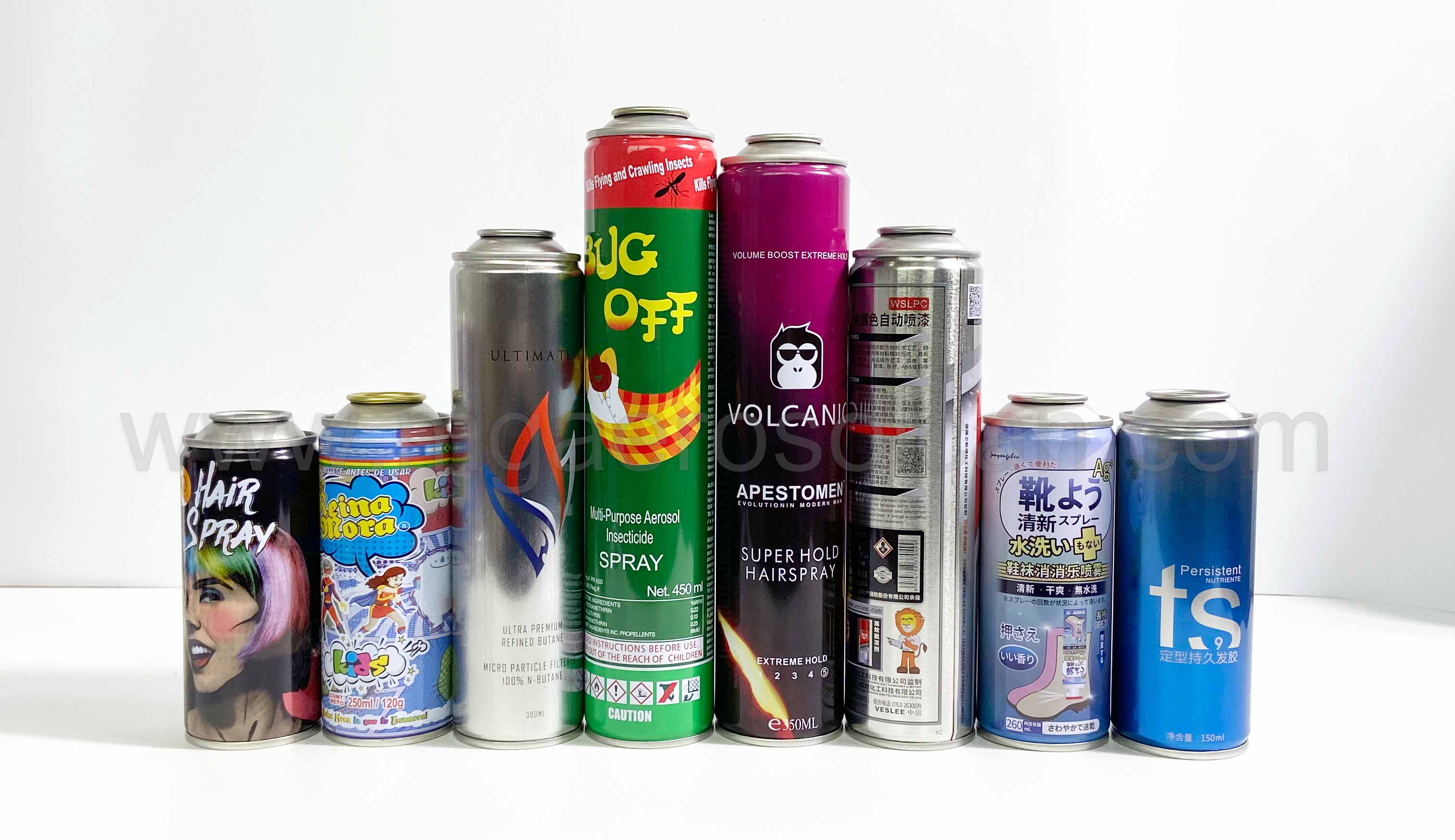 Wholesale 52mm Empty Tin Can Aerosol with Custom Printing, Aerosol Cans