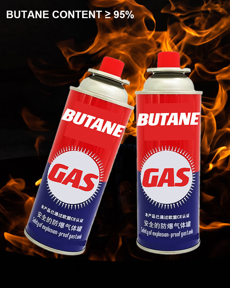 Wholesale Butane Gas Can Empty Straight Wall Type with CMYK Printing