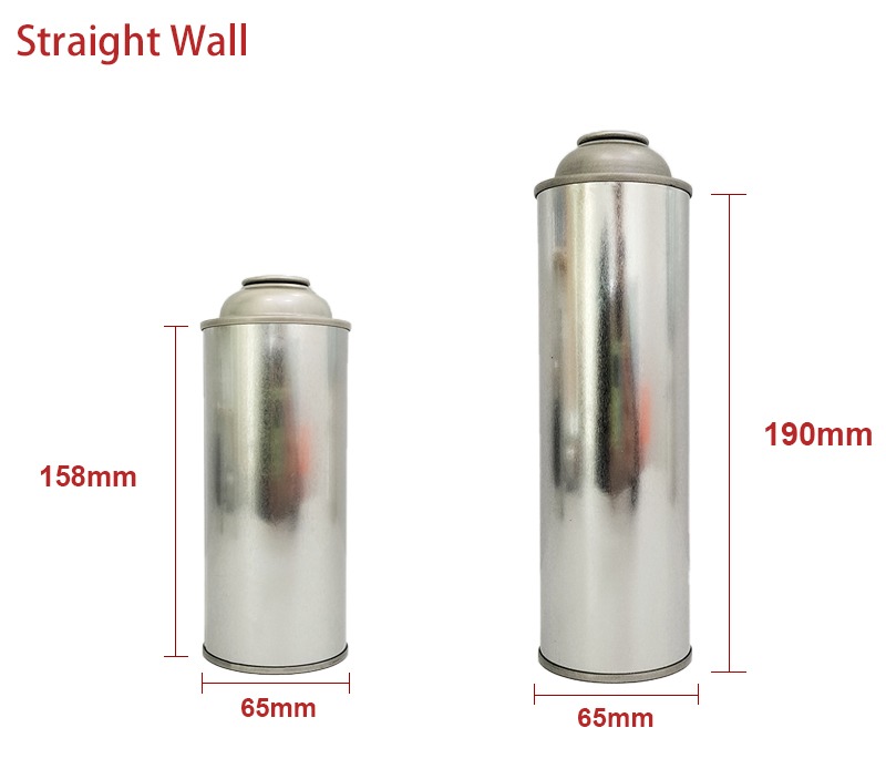 Wholesale Butane Gas Can Empty Straight Wall Type with CMYK Printing