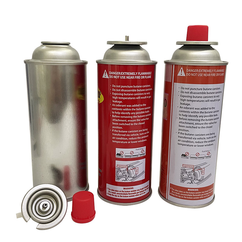 Customized Printing Aerosol Tin Can Empty Butane Gas Can