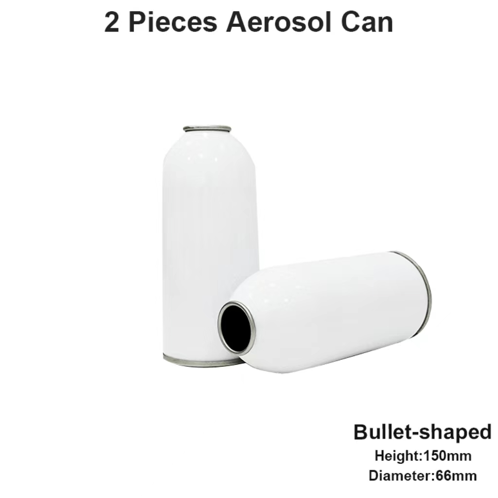 Square-shaped 2 pieces aerosol can