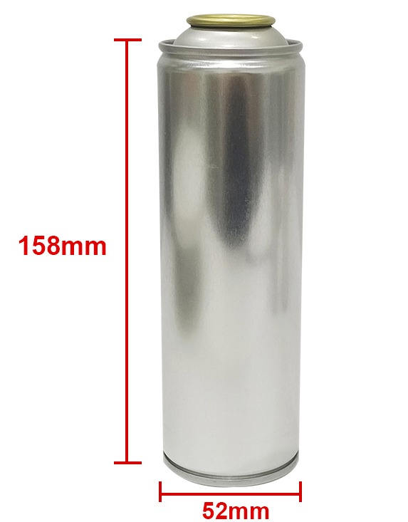 52x158mm empty aerosol tin cans
