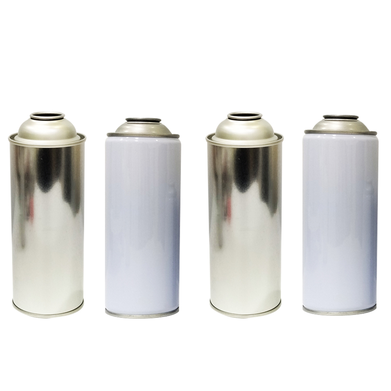 Custom Empty  Aerosol Tin Can with Cap and Valve