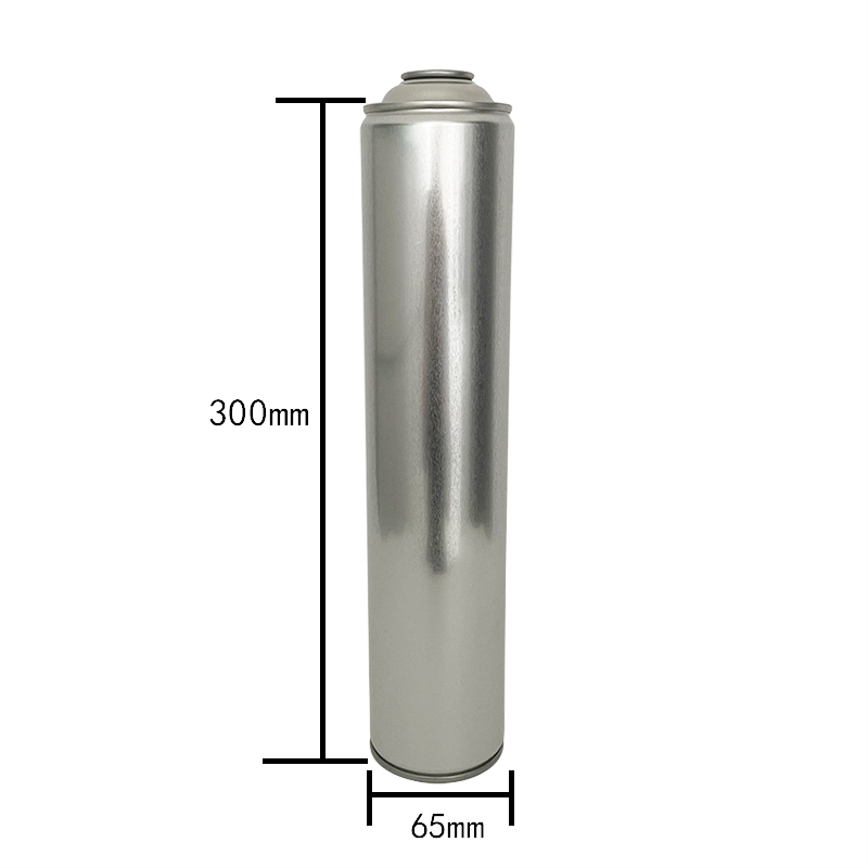 Empty Aerosol Tin Can Customized Design Aerosol Can Big Size 65*300mm