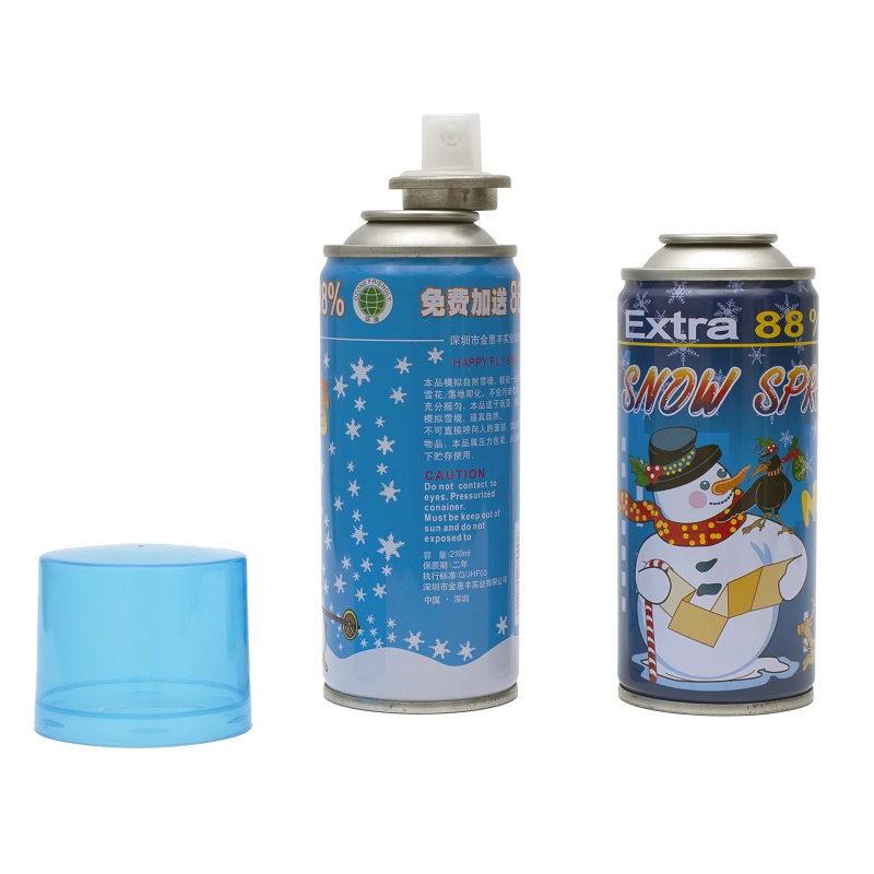 Empty Aerosol Spray Can for Christmas Eve Fake Snow And Crazy Party  String Spray Can Packaging
