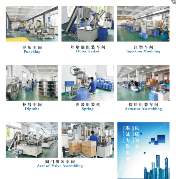 aerosol valve factory