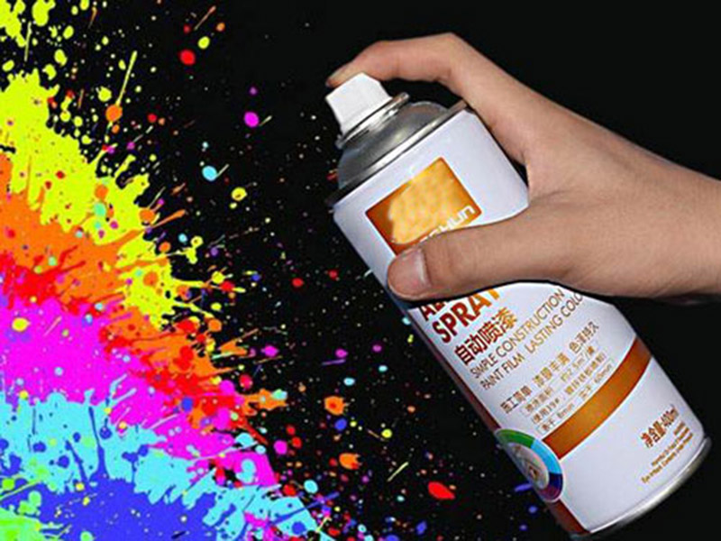 aerosol tin can for spray paint
