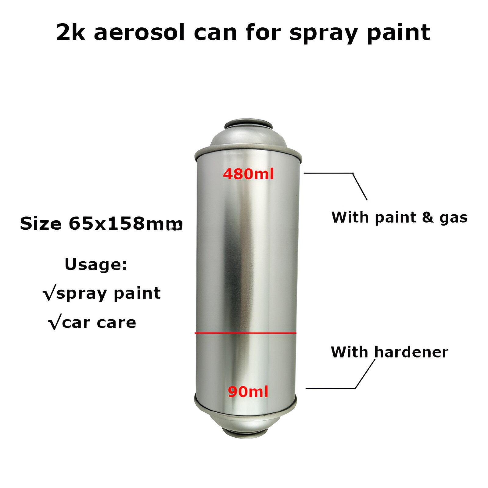 65×158 2K aerosol can