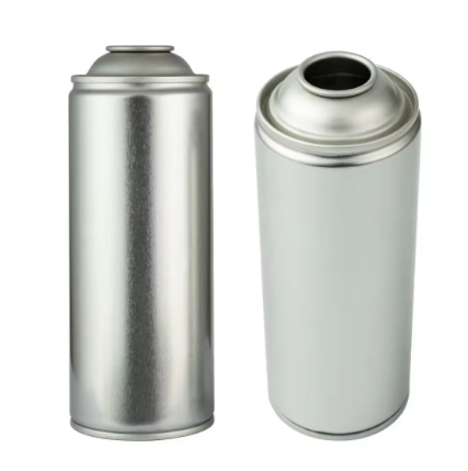 Empty Aerosol Tin Can
