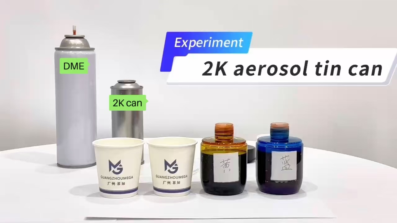 2K Aerosol Tin can