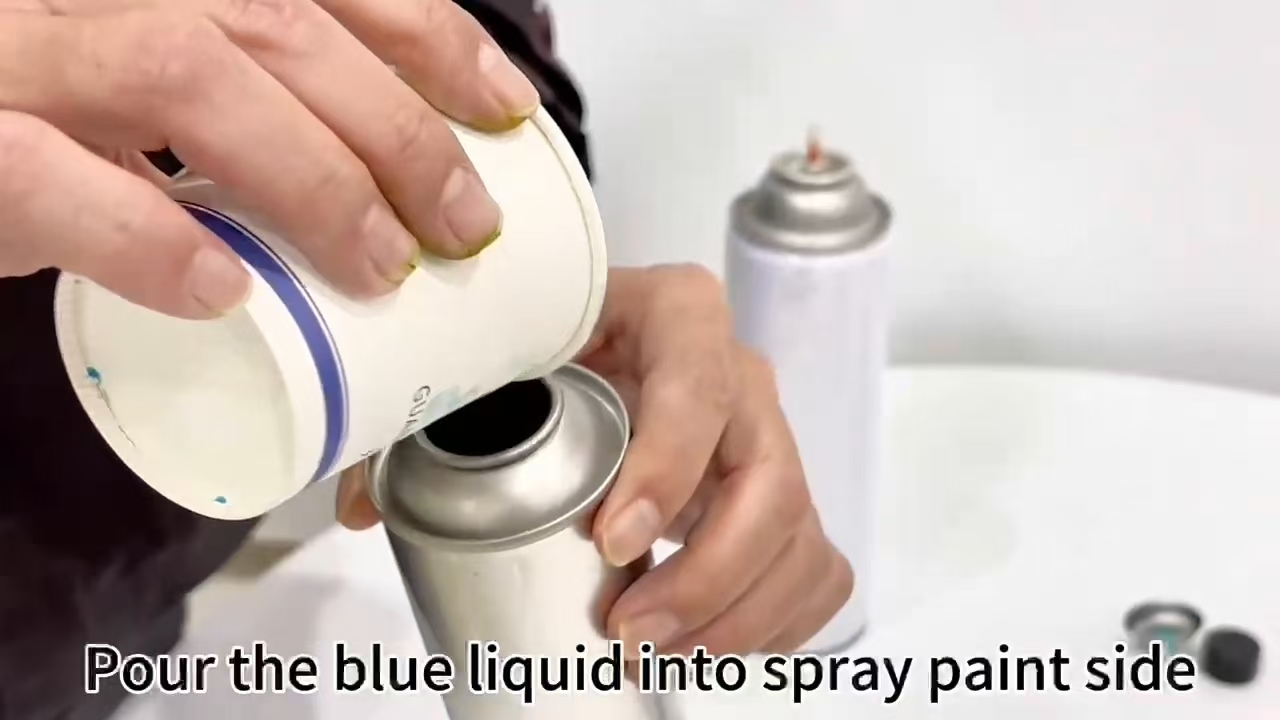 2K aerosol tin can