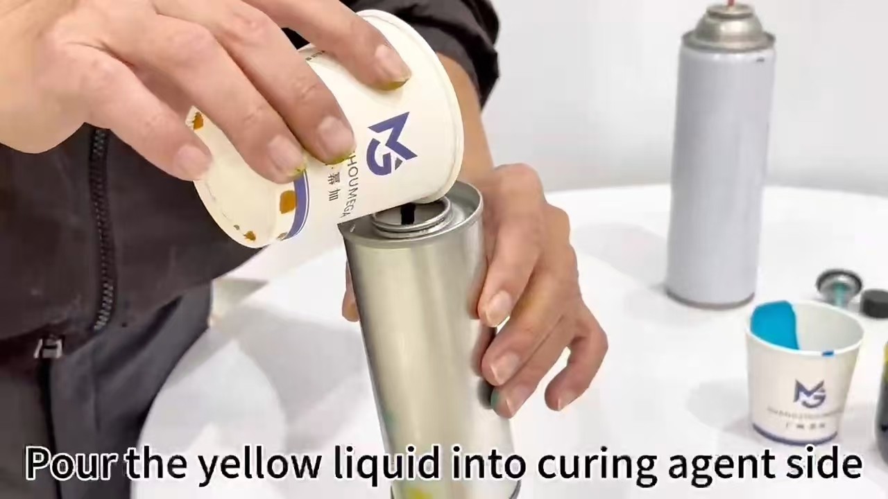 2K aerosol tin can