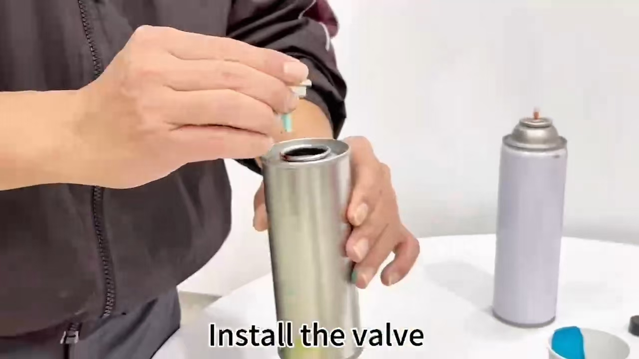 2K aerosol tin can