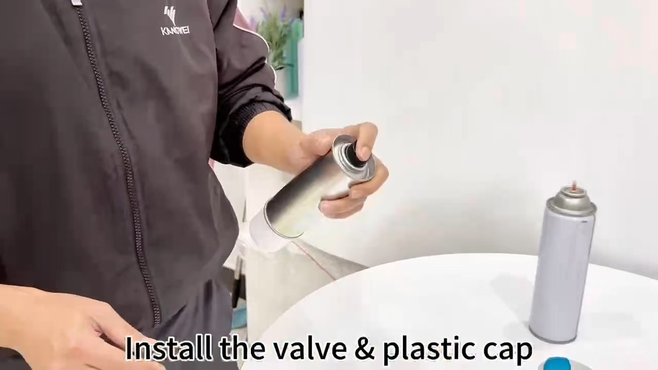2K aerosol tin can components