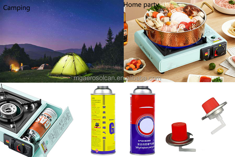 Safty butane gas can