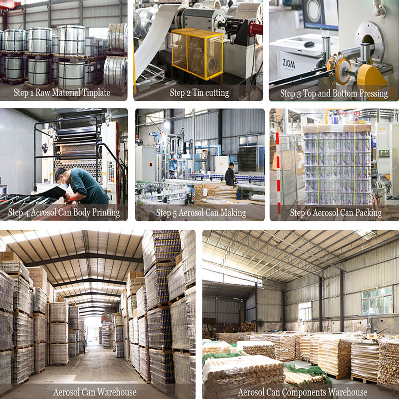 Aerosol tin can factory