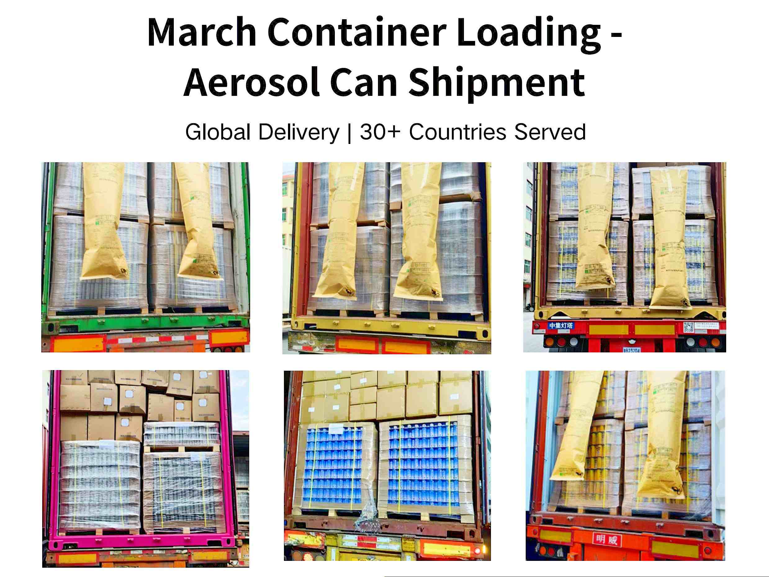 Aerosol Can Shipment